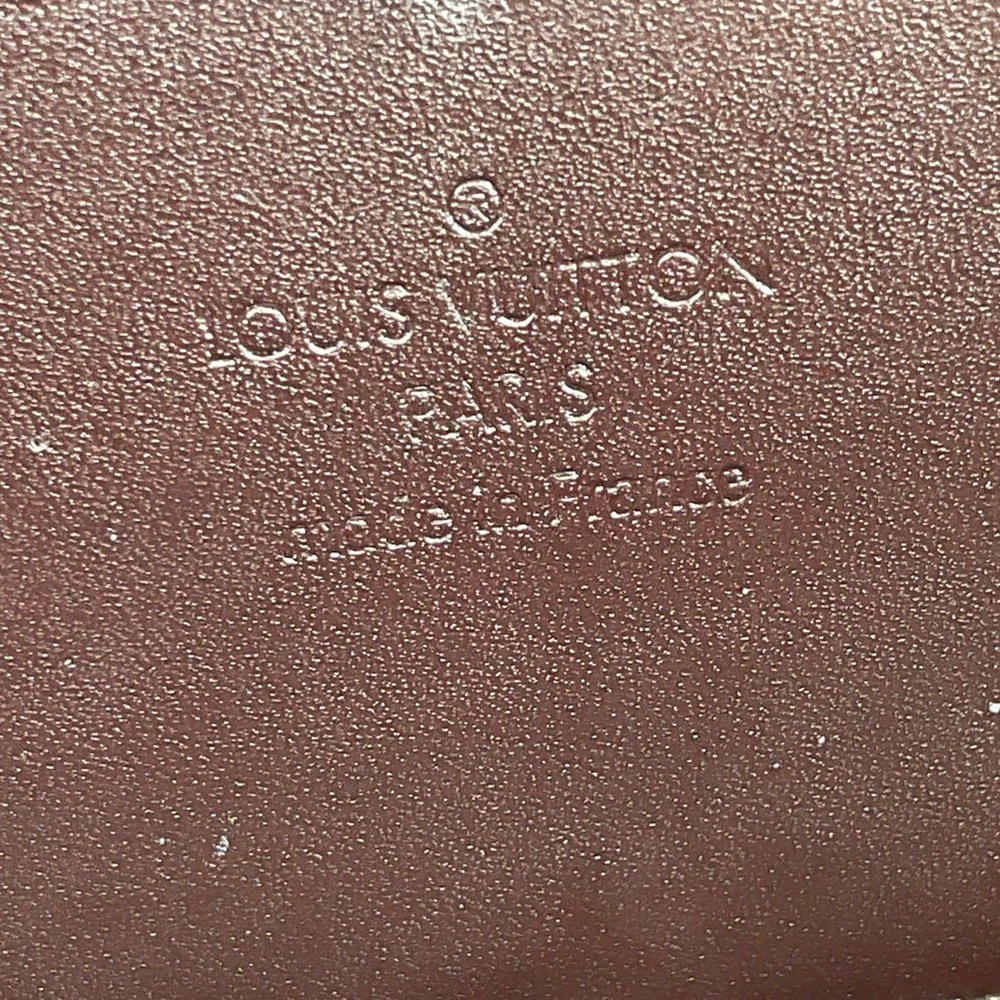 Vintage Louis Vuitton Vernis Zippy Wallet Burgundy Patent France Monogram - Picture 15 of 16